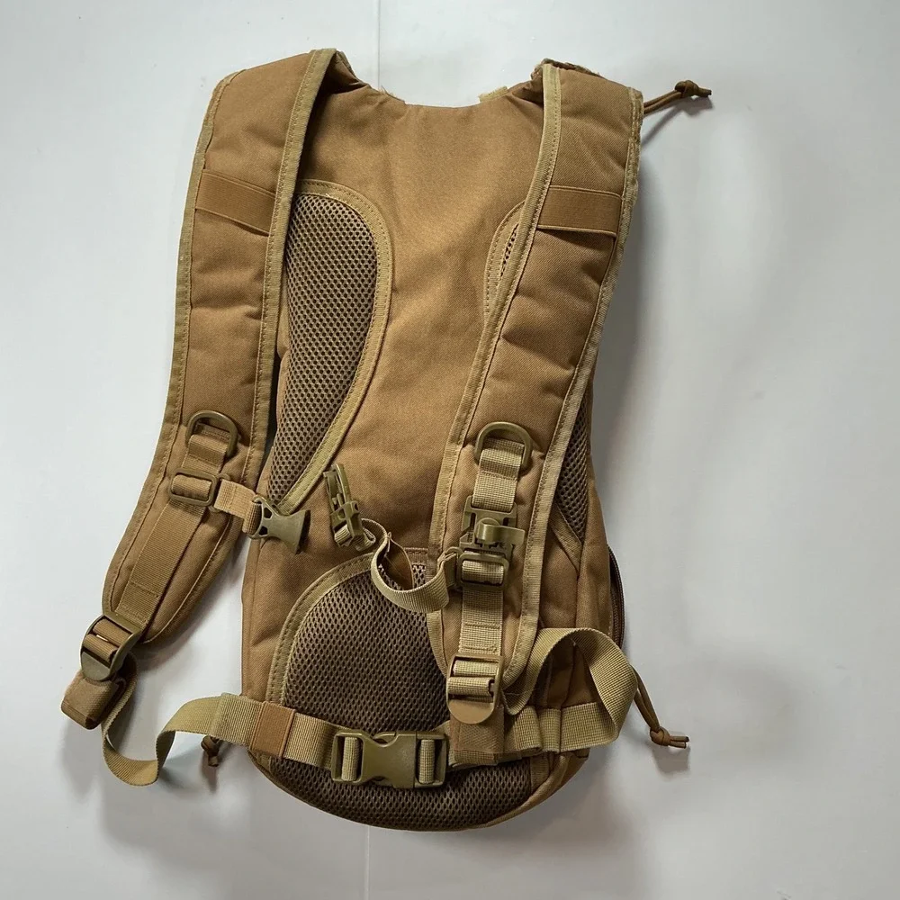 Ridge Recon Tactical Hydration Pack Backpack Coyote Tan OS MOLLE Hiking Gorpcore